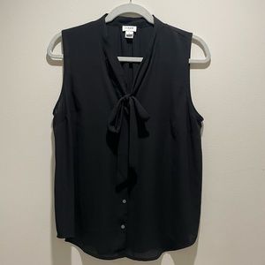 Jcrew Black neck tie button up